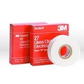3M Electrical Tape, Glass Cloth Electrical Tape 27, White 54007-15074